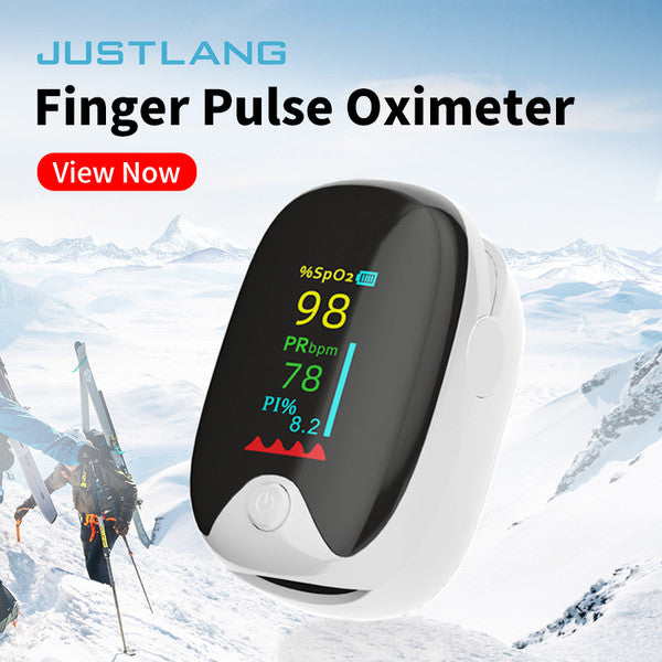 Medical Finger Pulse Oximeter, Pediatric & Adult Oxygen Saturation Monitor | Heart Rate & Blood Pressure Checker
