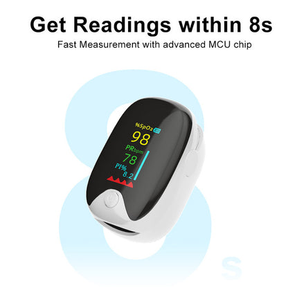 Medical Finger Pulse Oximeter, Pediatric & Adult Oxygen Saturation Monitor | Heart Rate & Blood Pressure Checker