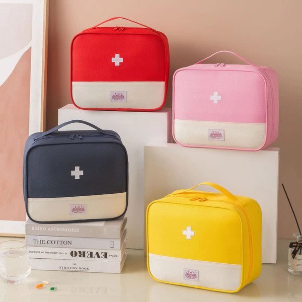 Portable Outdoor First Aid Kit, Medicine Storage Bag Set for Travel & Emergency