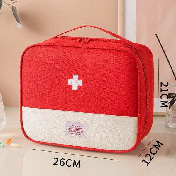Portable Outdoor First Aid Kit, Medicine Storage Bag Set for Travel & Emergency