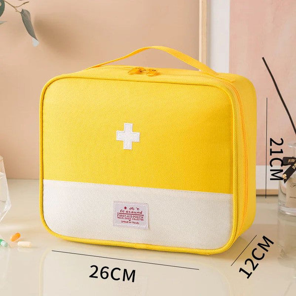 Portable Outdoor First Aid Kit, Medicine Storage Bag Set for Travel & Emergency